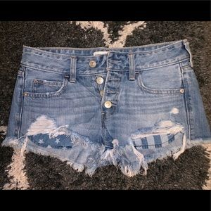 Abercrombie & Fitch destroyed shorts